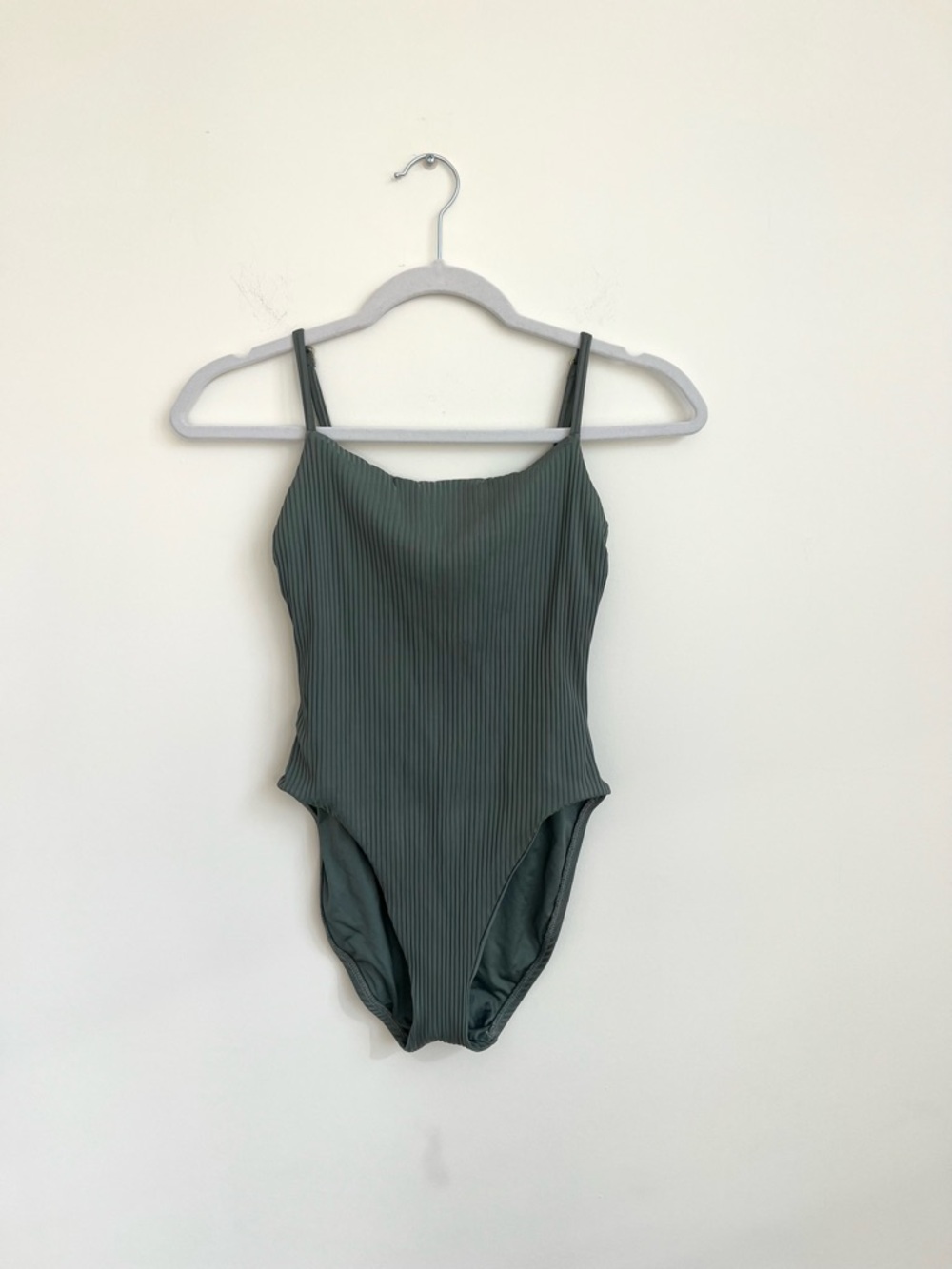 Vitamin A Jenna One Piece Swimsuit in Sea Green EcoRib - Picture 7 of 15